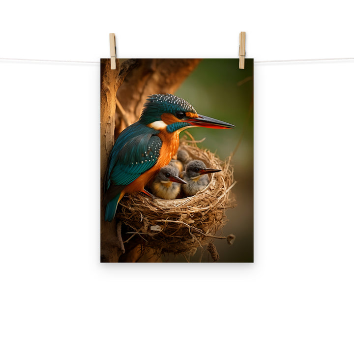 Kingfisher Photo paper poster - PosterfyAI.com