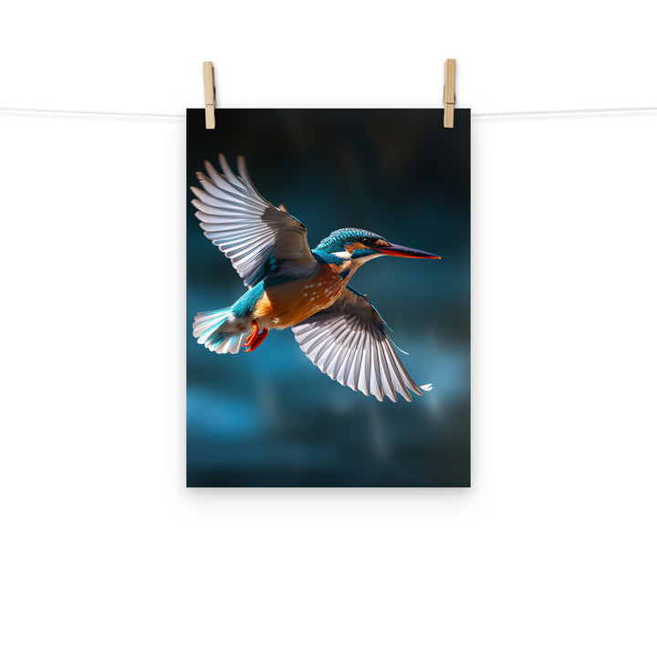 Kingfisher Photo paper poster - PosterfyAI.com