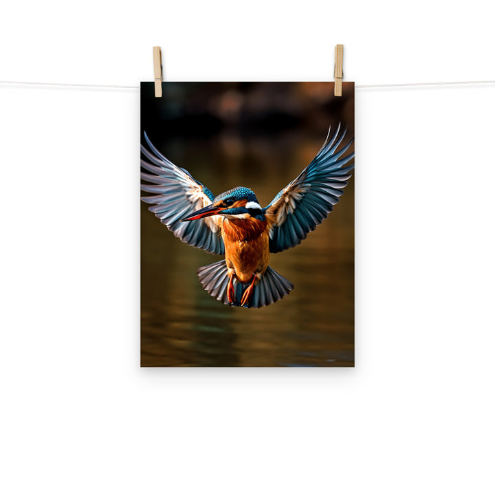 Kingfisher Photo paper poster - PosterfyAI.com