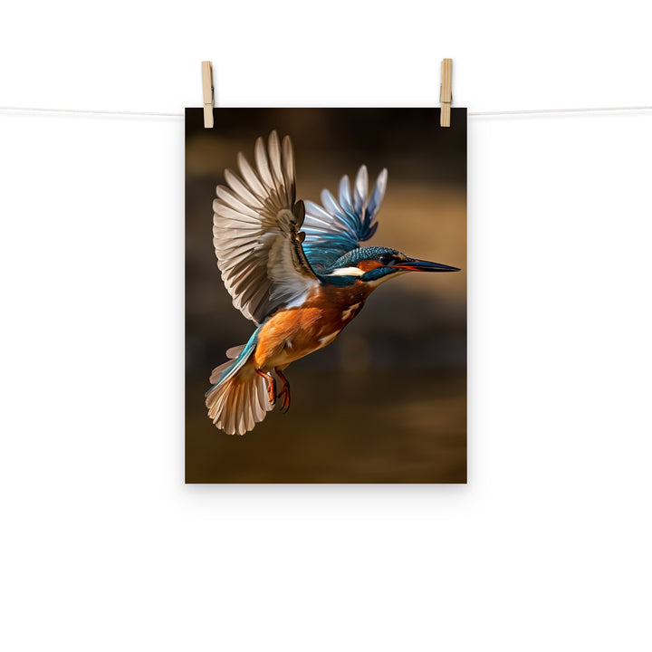 Kingfisher Photo paper poster - PosterfyAI.com