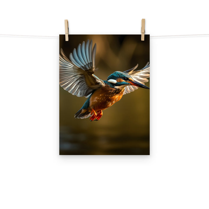 Kingfisher Photo paper poster - PosterfyAI.com