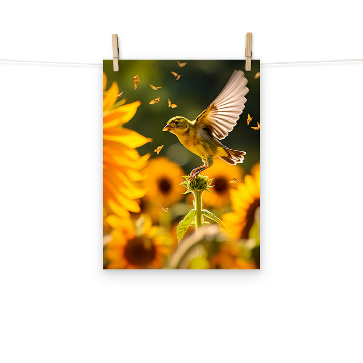 Finch Photo paper poster - PosterfyAI.com