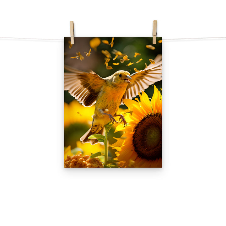 Finch Photo paper poster - PosterfyAI.com