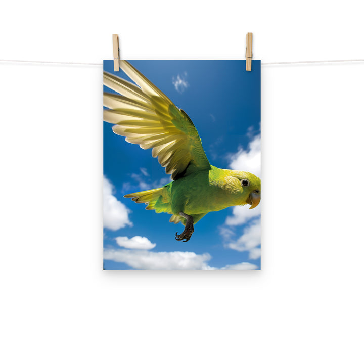 Kakariki Photo paper poster - PosterfyAI.com