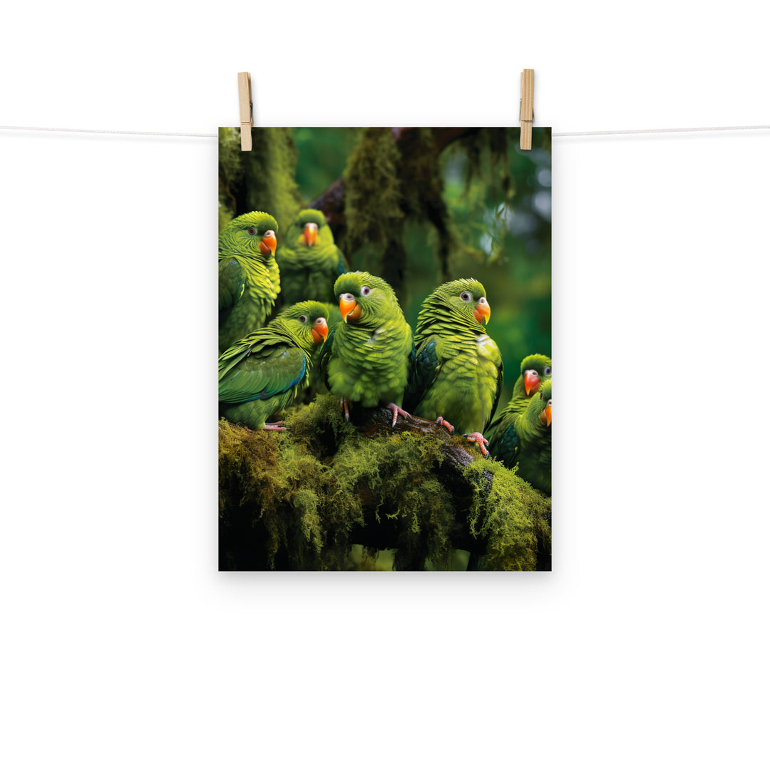 Kakariki Photo paper poster - PosterfyAI.com