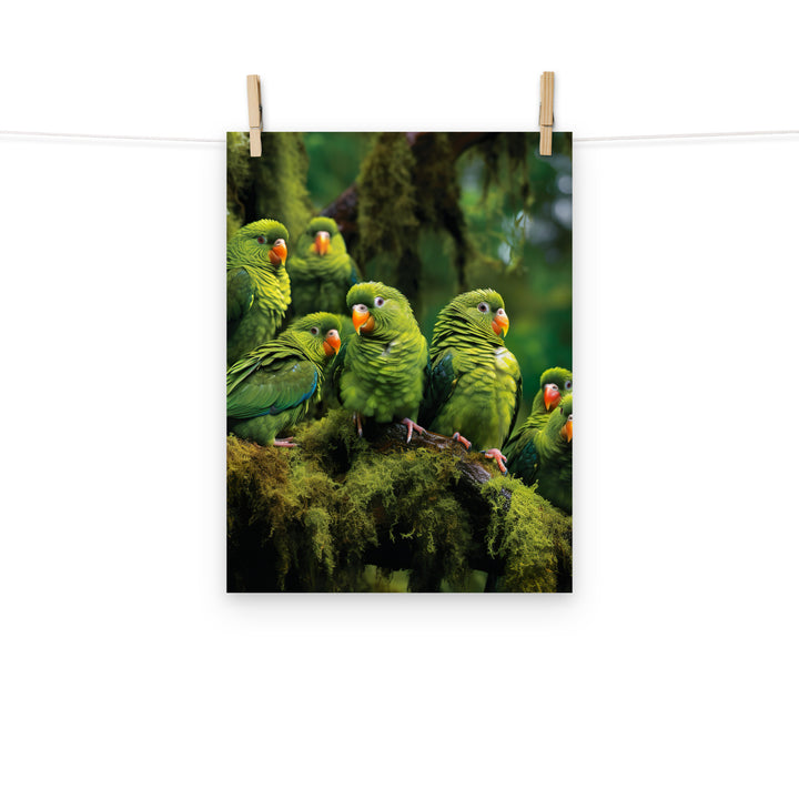 Kakariki Photo paper poster - PosterfyAI.com