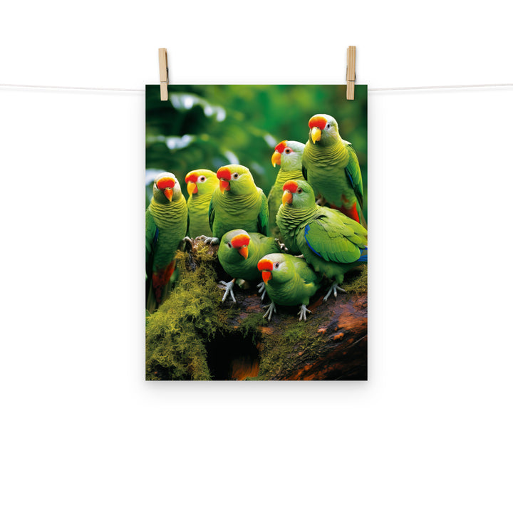 Kakariki Photo paper poster - PosterfyAI.com
