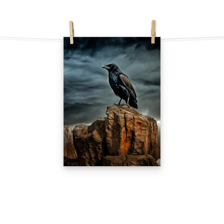 Raven Photo paper poster - PosterfyAI.com
