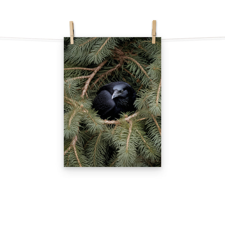 Raven Photo paper poster - PosterfyAI.com