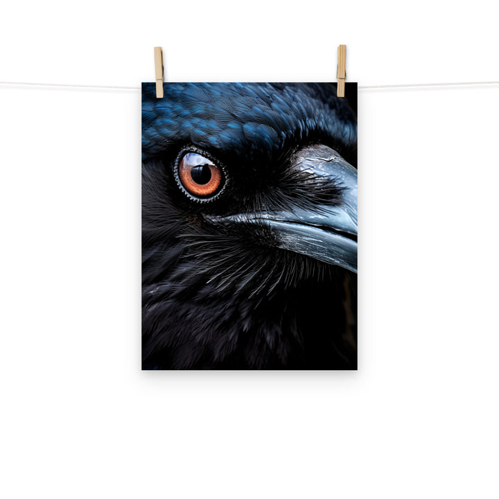 Raven Photo paper poster - PosterfyAI.com