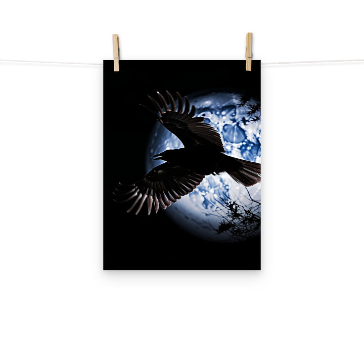 Raven Photo paper poster - PosterfyAI.com