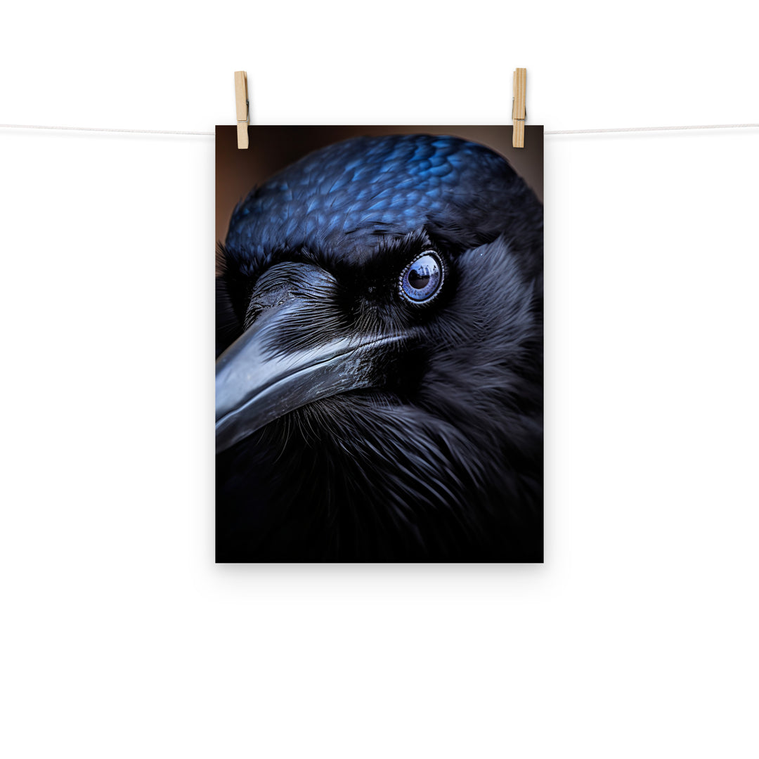 Raven Photo paper poster - PosterfyAI.com