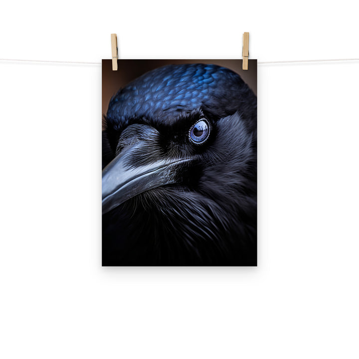 Raven Photo paper poster - PosterfyAI.com