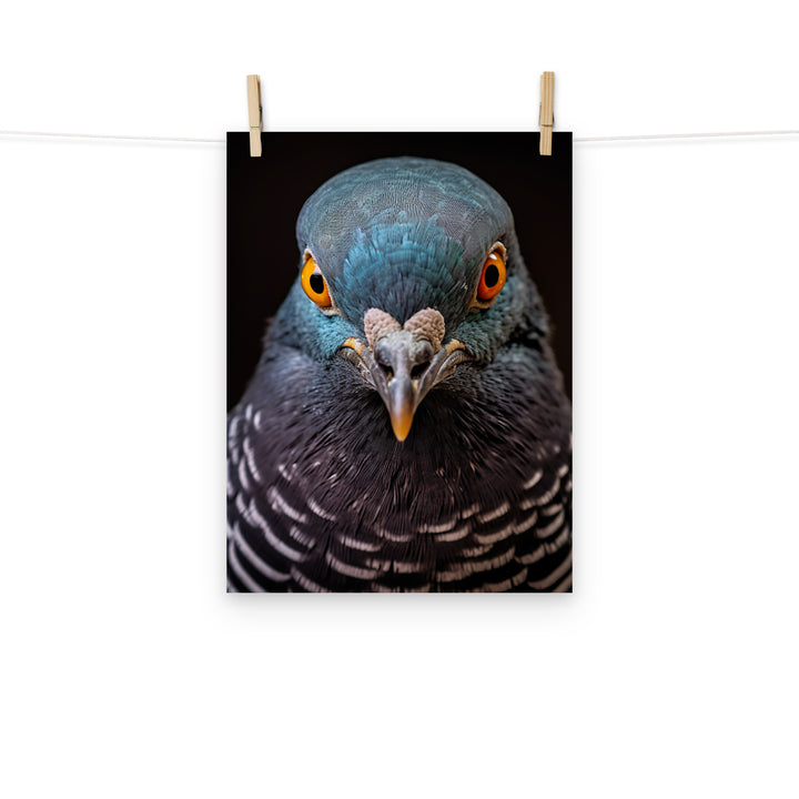 Pigeon Photo paper poster - PosterfyAI.com