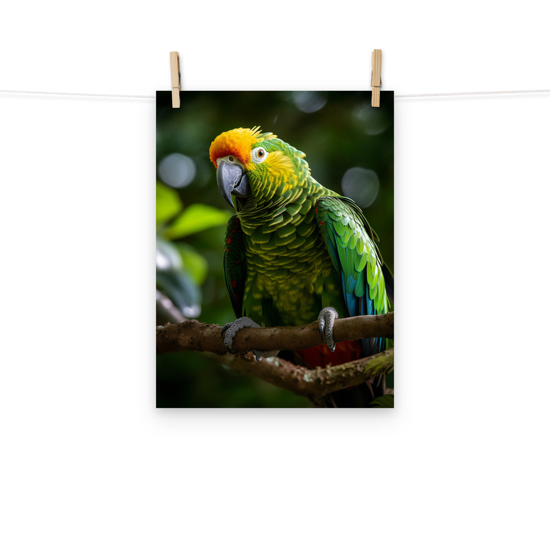 Parrot Photo paper poster - PosterfyAI.com