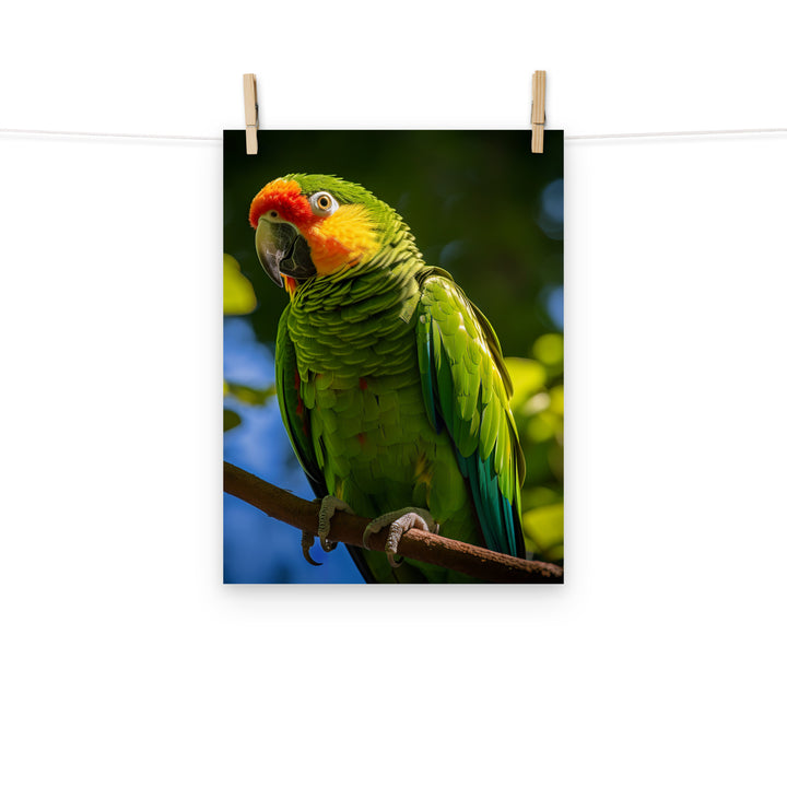 Parrot Photo paper poster - PosterfyAI.com