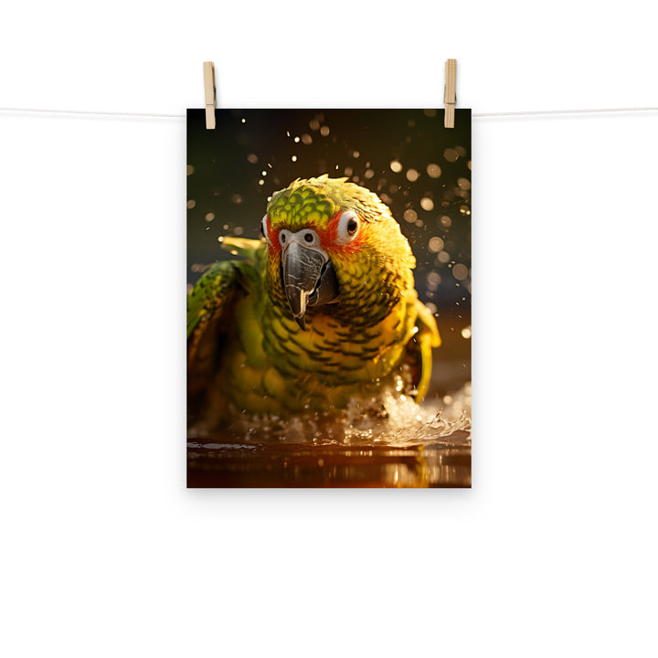 Parrot Photo paper poster - PosterfyAI.com