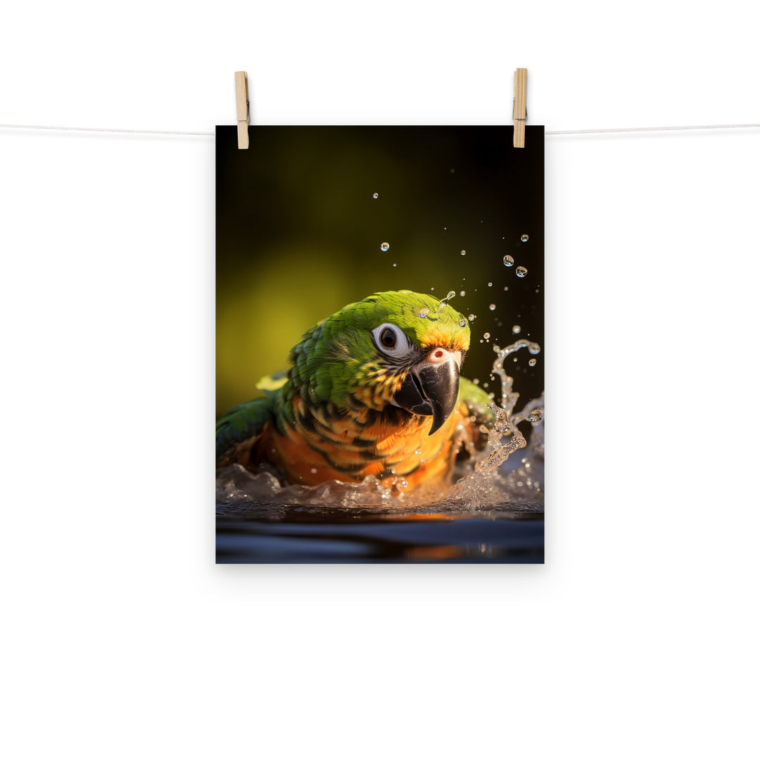 Parrot Photo paper poster - PosterfyAI.com