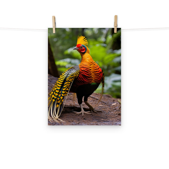 Pheasant Photo paper poster - PosterfyAI.com