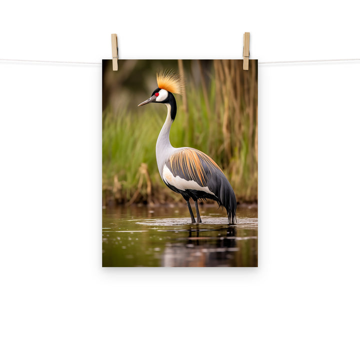 Crane Photo paper poster - PosterfyAI.com