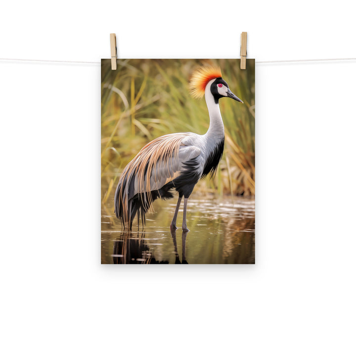 Crane Photo paper poster - PosterfyAI.com