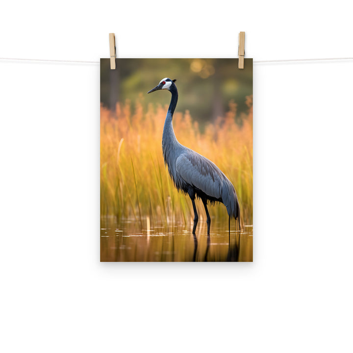 Crane Photo paper poster - PosterfyAI.com