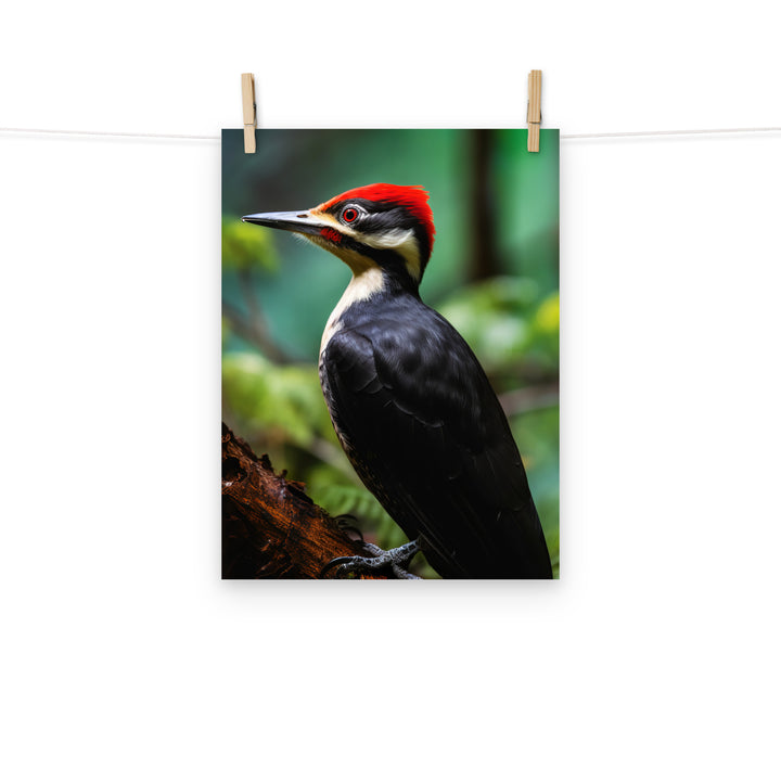 Woodpecker Photo paper poster - PosterfyAI.com