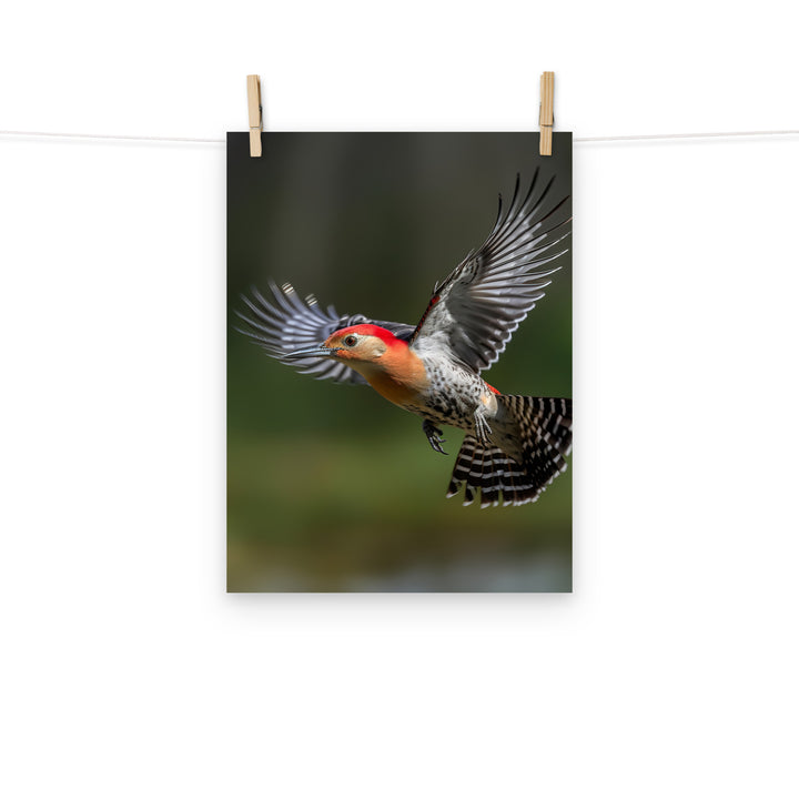 Woodpecker Photo paper poster - PosterfyAI.com