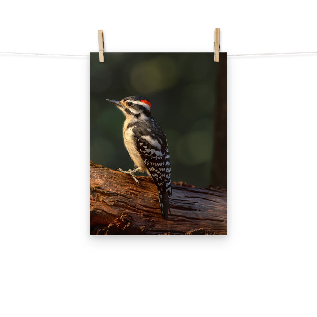 Woodpecker Photo paper poster - PosterfyAI.com
