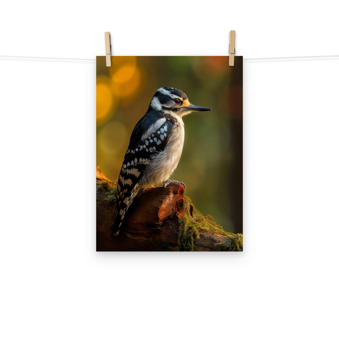 Woodpecker Photo paper poster - PosterfyAI.com