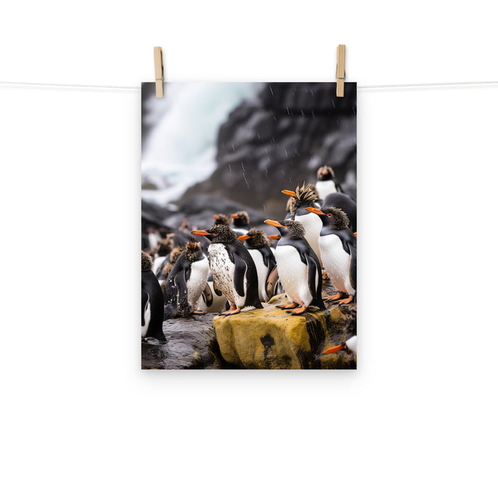 Penguin Photo paper poster - PosterfyAI.com