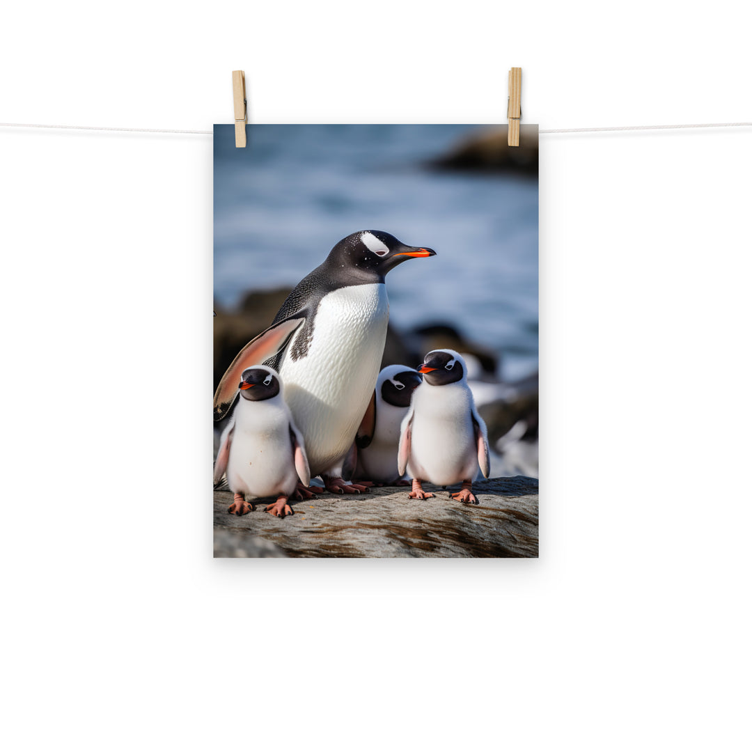 Penguin Photo paper poster - PosterfyAI.com