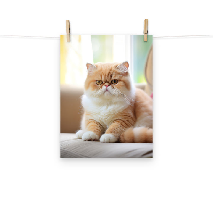 Exotic Shorthair Photo paper poster - PosterfyAI.com