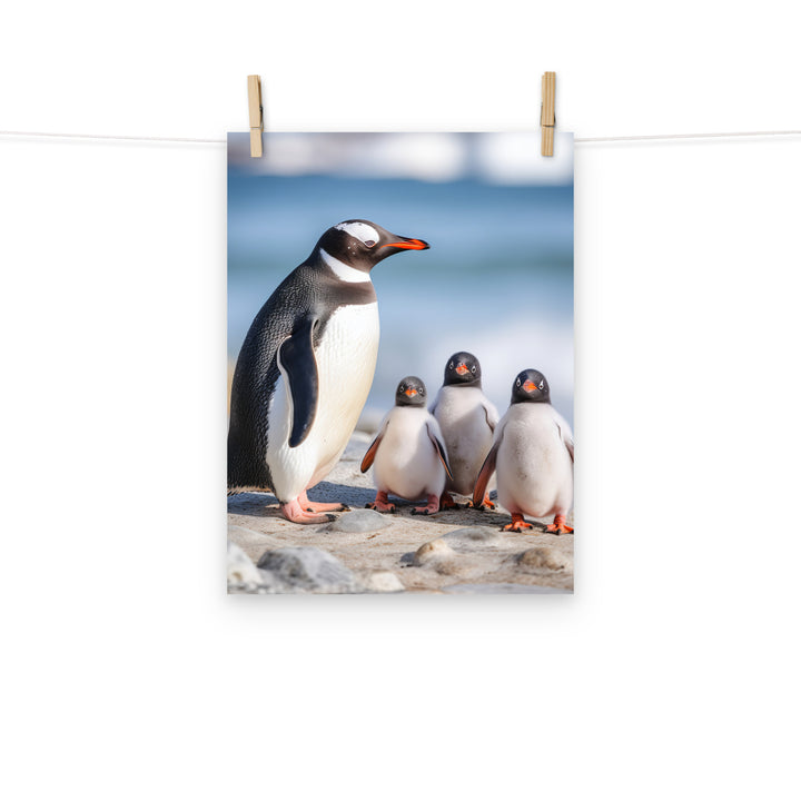 Penguin Photo paper poster - PosterfyAI.com