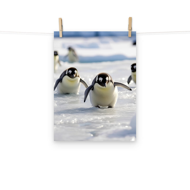 Penguin Photo paper poster - PosterfyAI.com