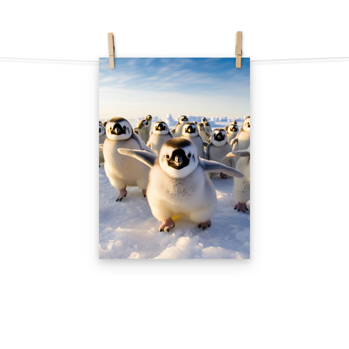 Penguin Photo paper poster - PosterfyAI.com