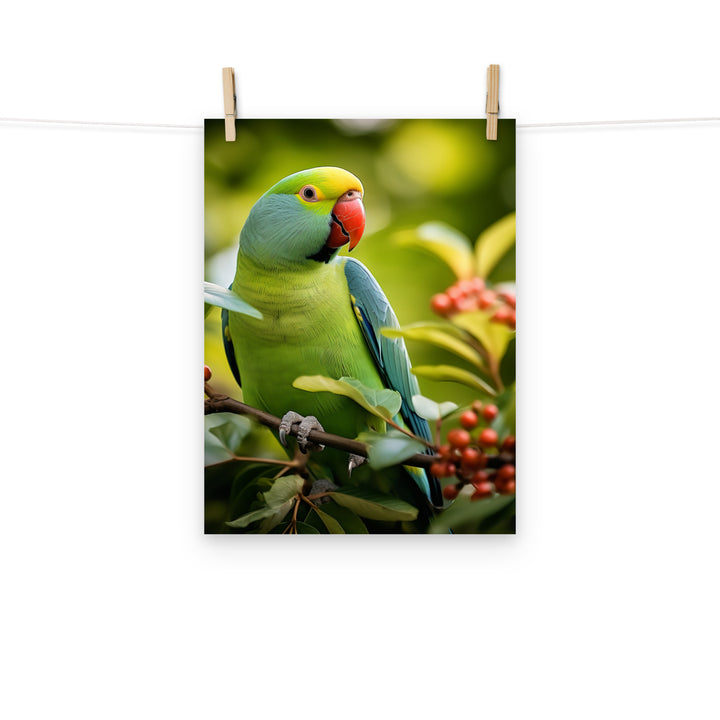 Parakeet Photo paper poster - PosterfyAI.com