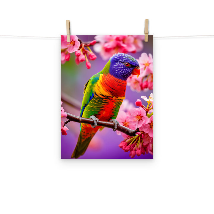 Lorikeet Photo paper poster - PosterfyAI.com