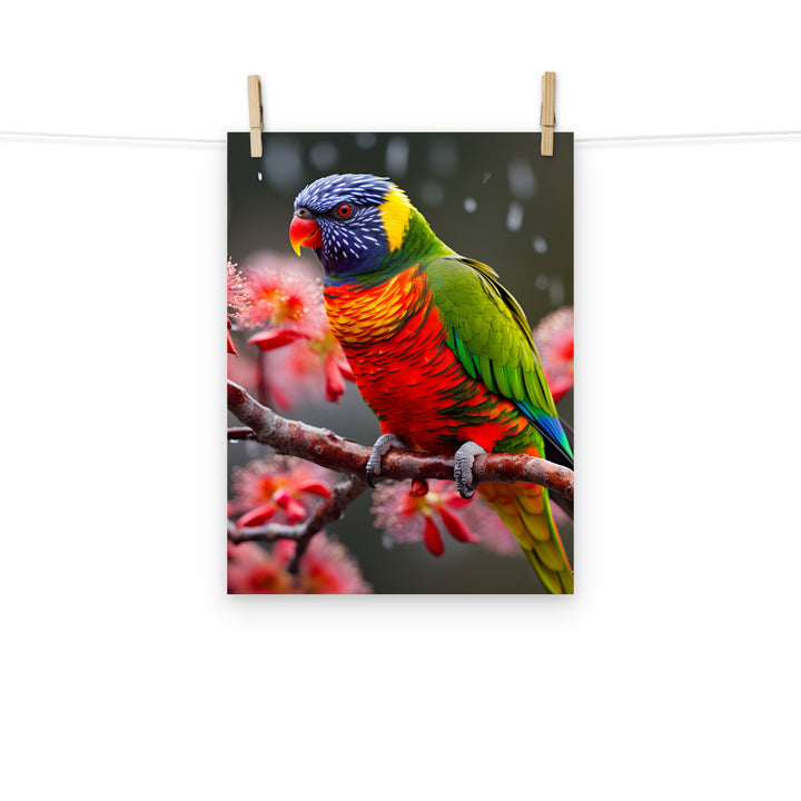 Lorikeet Photo paper poster - PosterfyAI.com