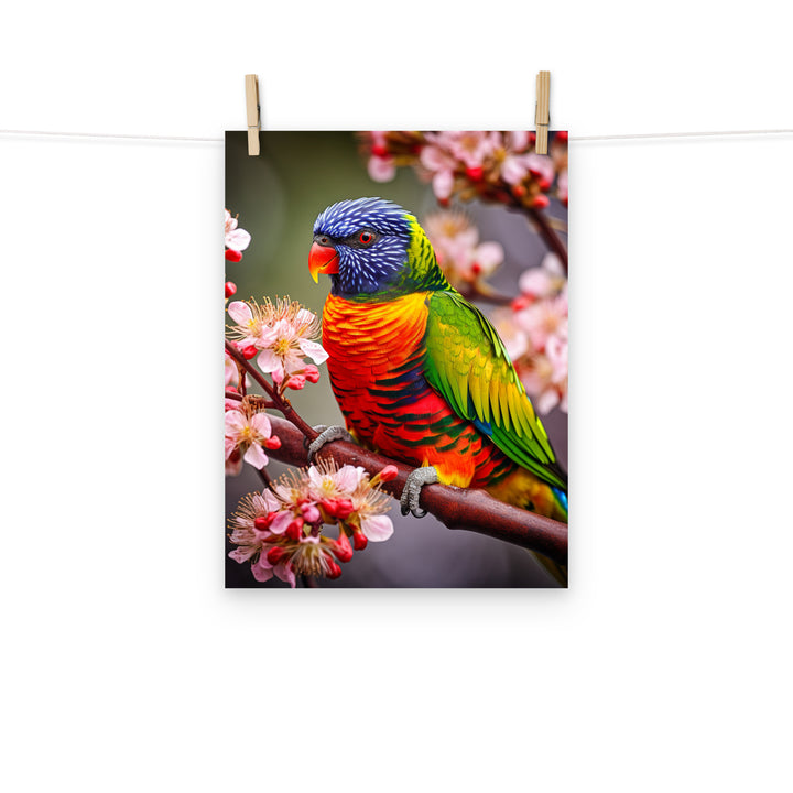 Lorikeet Photo paper poster - PosterfyAI.com