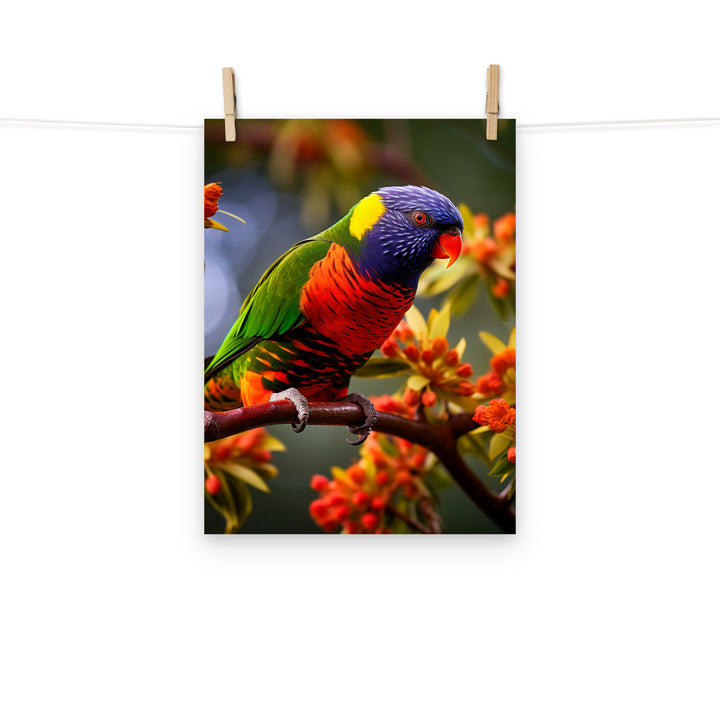 Lorikeet Photo paper poster - PosterfyAI.com