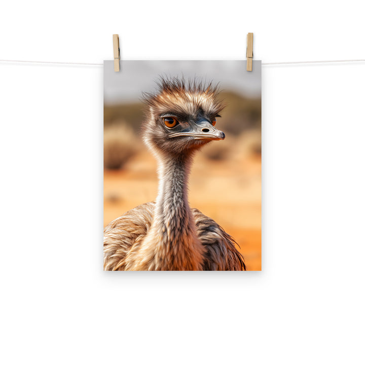 Emu Photo paper poster - PosterfyAI.com