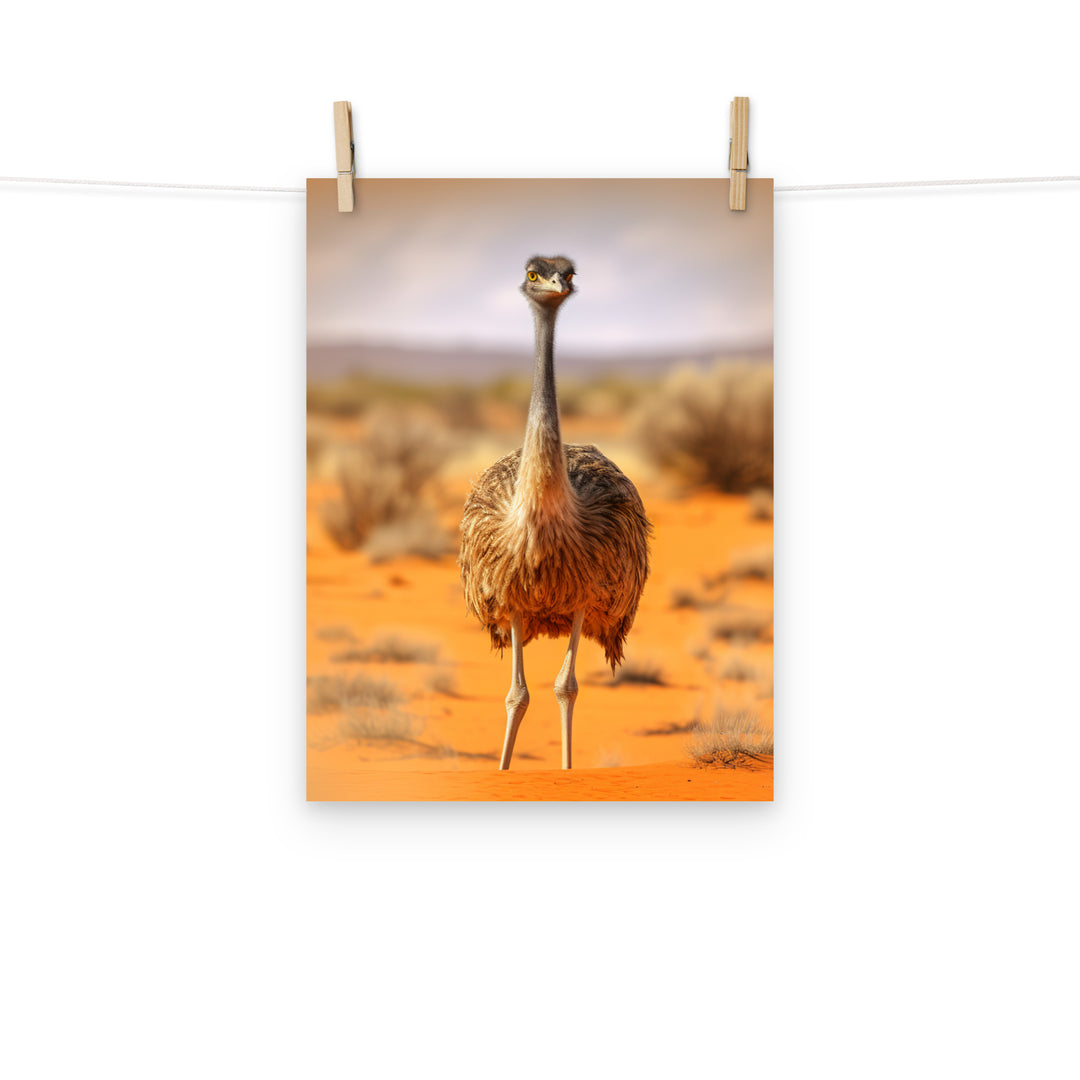 Emu Photo paper poster - PosterfyAI.com