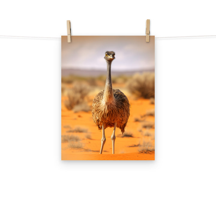 Emu Photo paper poster - PosterfyAI.com