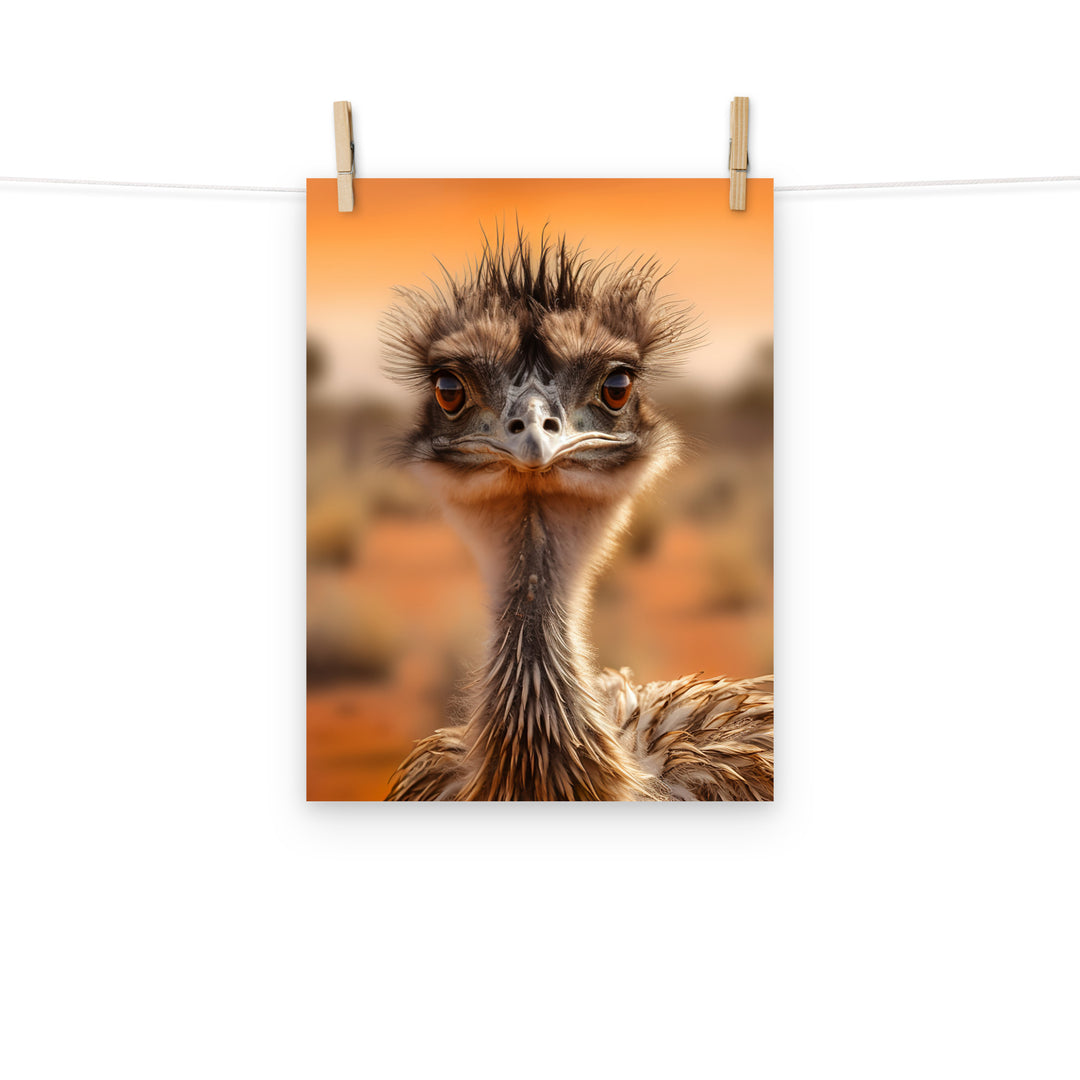 Emu Photo paper poster - PosterfyAI.com
