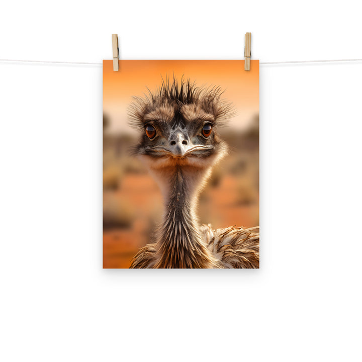 Emu Photo paper poster - PosterfyAI.com