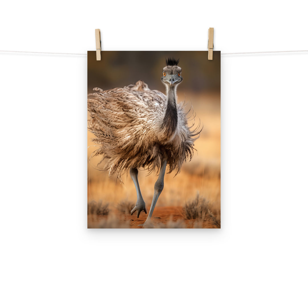 Emu Photo paper poster - PosterfyAI.com