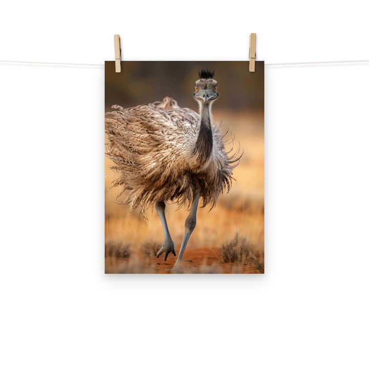 Emu Photo paper poster - PosterfyAI.com