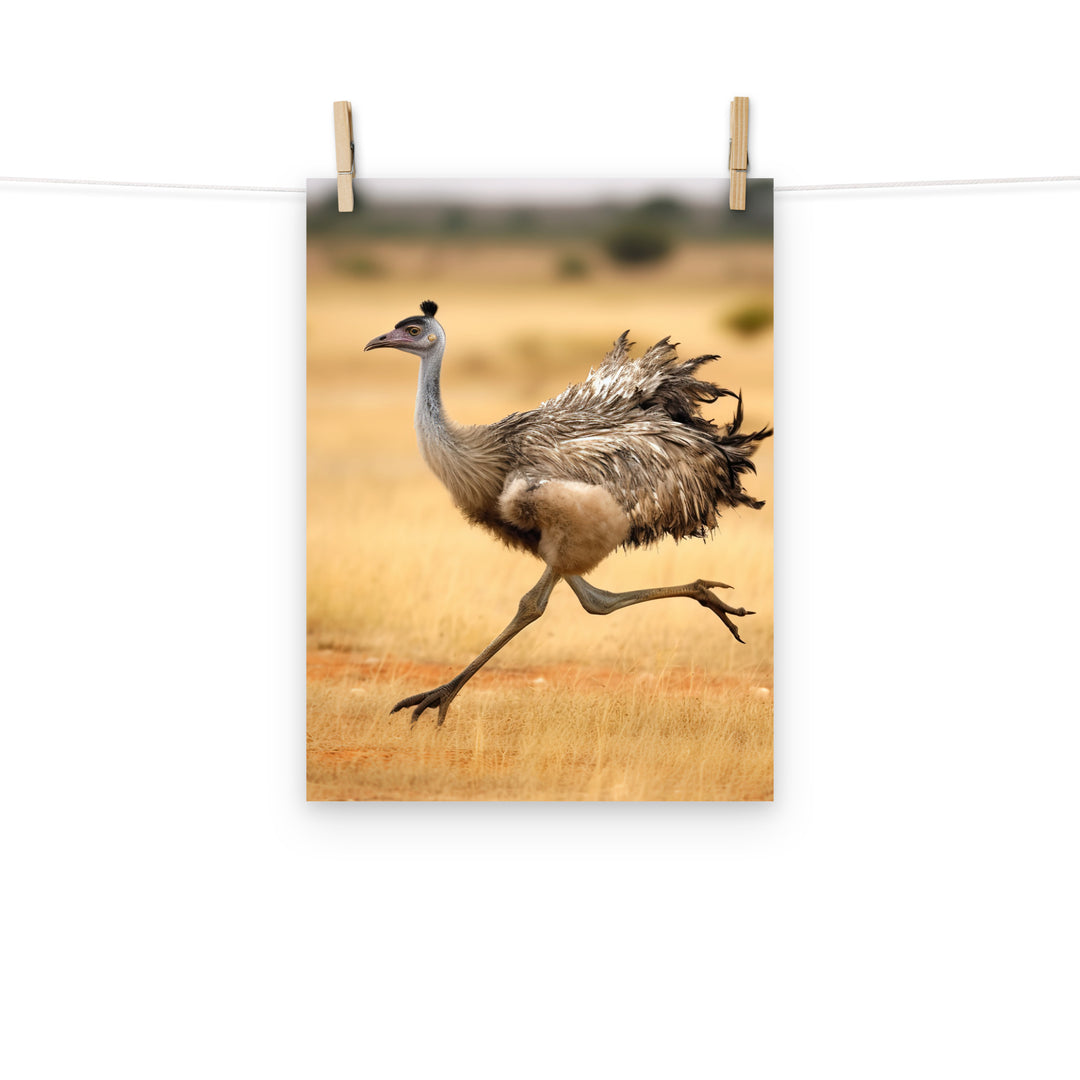 Emu Photo paper poster - PosterfyAI.com