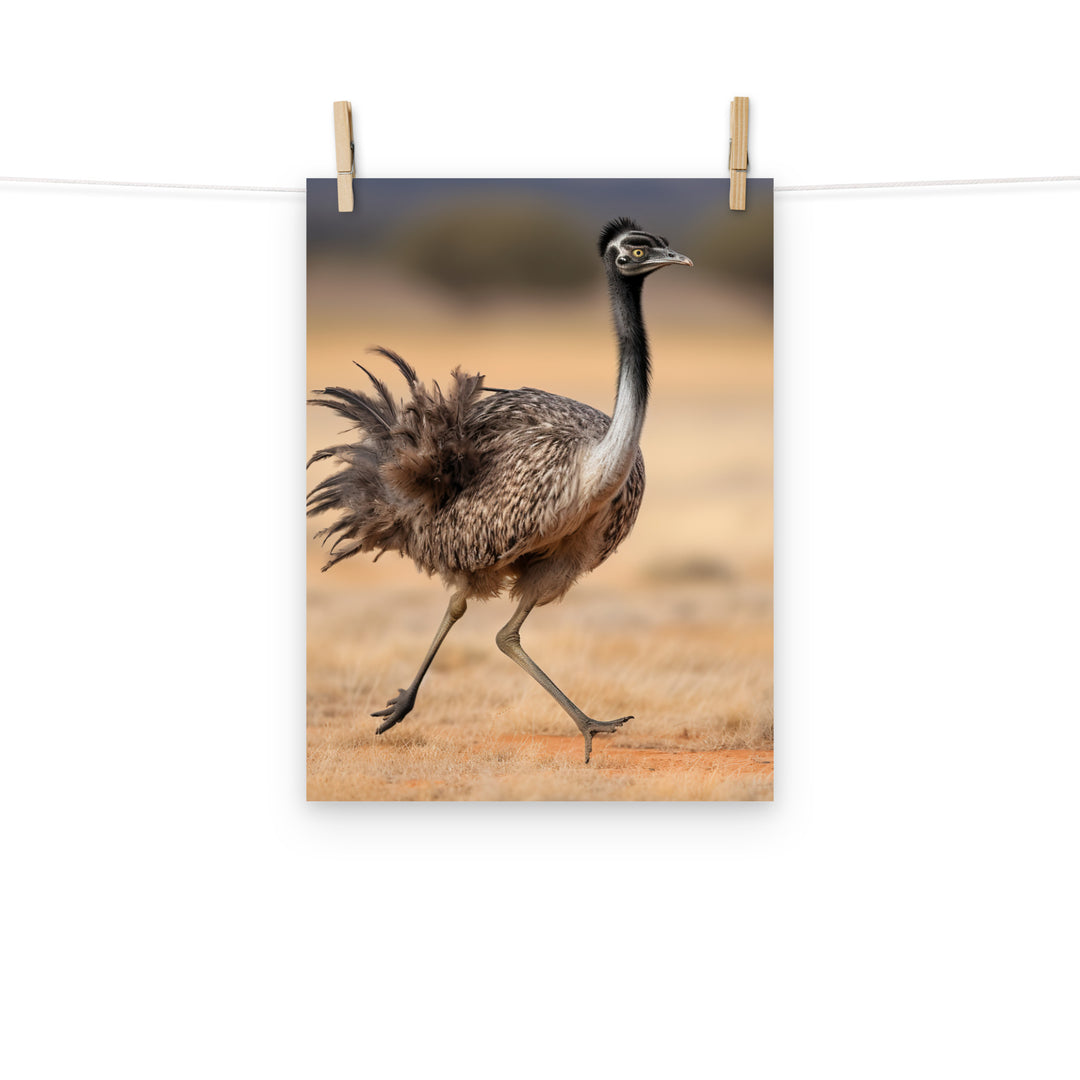 Emu Photo paper poster - PosterfyAI.com